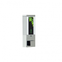 Dispenser Amenities Iqon One Chamber Satin Silver  Transluce