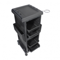 4 Tray Lockable Trolley