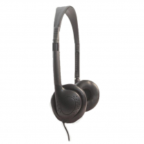 Earphones Single Wire Headsets Black 25Ct