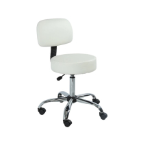 Paragon Carlton Esthetician Task Stool White