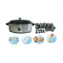 6 Quart Stone Warmer Kit With 50 Piece Stone Set