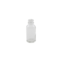 Bottle Clear Glass Boston Rd 1 Oz