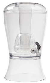 Dispenser Beverage Acrylic 3 Gal W/ Removeable Ice Core