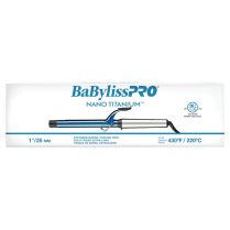 BaBylissPRO&reg; Nano Titanium Extended Barrel Curling Iron - 1"