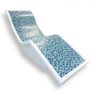 Bradford Fiberglass Heated Lounger With Inlay Top