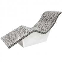 Bradford Fiberglass Heated Lounger With Tile Top