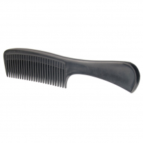 Comb 8 1/2" Tooth Curved Handle Black