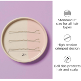 Diane Bobby Pins Blonde 2" 1 Lb