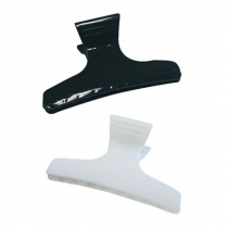 HairWare Clamps Butterfly Large 3" Black & White 12/pk