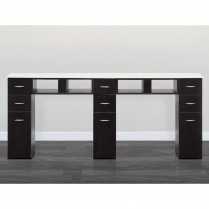 J&A Double White Granite Nail Table