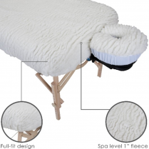 Earthlite Deluxe Fleece Pad Set W/ Crescent Cover