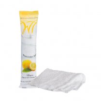 8"X8" Premoistened Towellette Lemon 500/Case