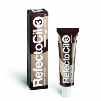 RefectoCil Lash Tint Dye Cream #3 Natural Brown 0.5 Oz