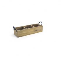 FOH Rustic Wood Holder Asheville Natural