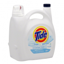 Detergent Tide Free & Gentle 100 Loads 132 Oz
