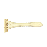 Tess Wheat Straw Triple Blade Pivot Head Razor