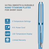 BaBylissPRO&reg; Nano Titanium Ultra-Sleek Straightener