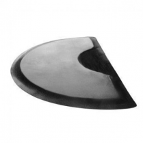 Rhino Mat Anti Fatigue Hide 4' x 5' Semi Circle