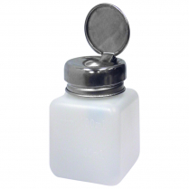 Bottle Pump Dispenser W/ Metal Flip Top