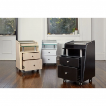 J&A Glass Top PediCart