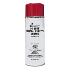 SO SURE GENERAL PURPOSE ENAMEL-GLOSS RED 11136