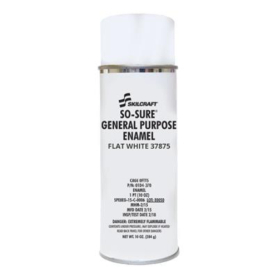 SO SURE GENERAL PURPOSE ENAMEL-FLAT WHITE 37875