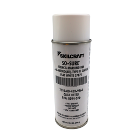 SO SURE STENCIL INK A-A-208 WHITE 37875