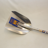 SC-ASW12 L #12 ALUM SCOOP 48" WOOD HANDLE