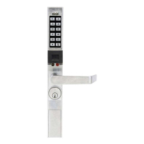Alarm Lock PDL1300 Aluminum Trilogy Keyless PIN/PROX Narrow Lock For Storefront