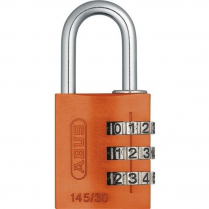 145/30 C ORANGE PADLOCK 1-3/16" WIDTH COMBINATION PADL