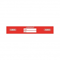 Abus ALO Identi-Shield Vinyl Pressure-Sensitive Lockout Labels