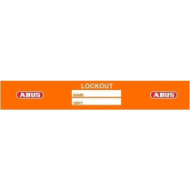 Abus ALO Identi-Shield Vinyl Pressure-Sensitive Lockout Labels