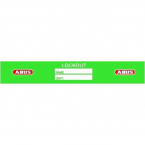 Abus ALO Identi-Shield Vinyl Pressure-Sensitive Lockout Labels