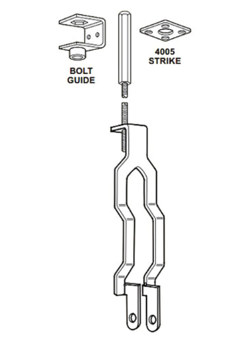  Adams Rite 4016-10-02 Header Bolt