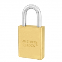 American Lock A3650WO Door Key Compatible Brass Padlock