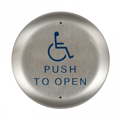 BEA 10PBR451 Stainless Steel Push Plate, 4.5" Round