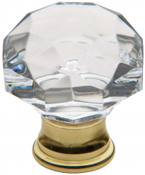 Baldwin 4324-150 Crystal Cabinet Knob