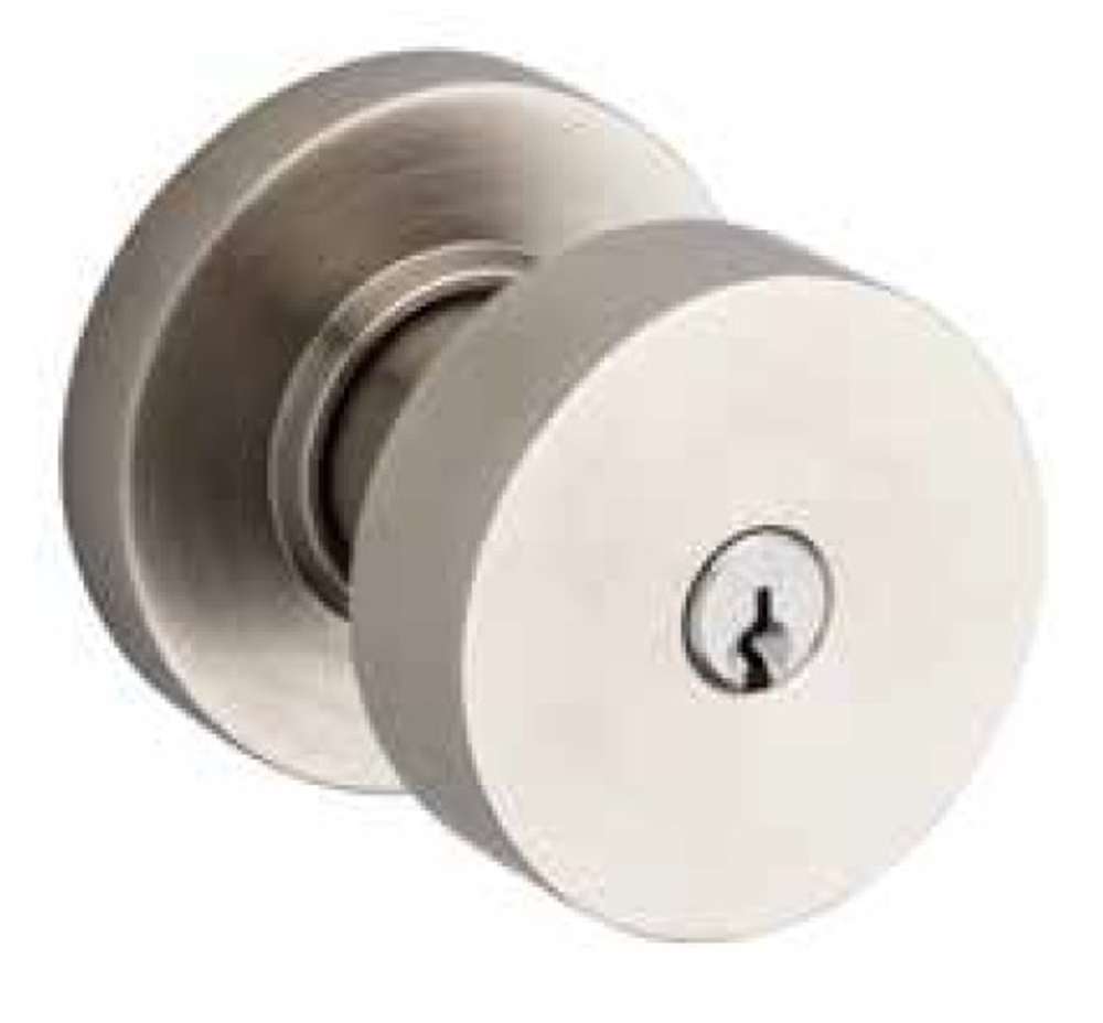 Baldwin 5230-055-ENTR Contemporary Dummy Knob Round Rose, image size:1000x928