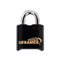 CCL Security K636 Super Sesame Padlock Black Hardened Steel