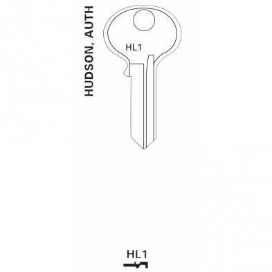 JET Hardware HL1 Key Blank
