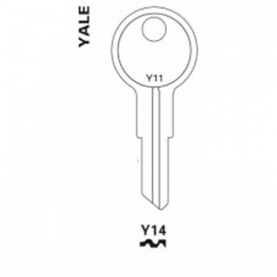 JET Hardware Y14 Key Blank