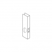 Don-Jo Wrap-Around,  Stainless, 2 3/4 Backset, 1 3/4 Door