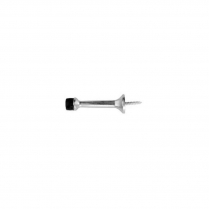 1504 622 RIGID DOOR STOP 3 MATTE BLACK FINISH / DON-JO