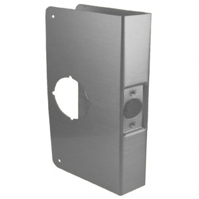 Don Jo Wrap-Around, Stainless, 2 3/4" Backset, 1 3/8" Door