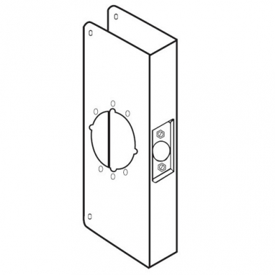 Don Jo 4-PB-2-CW Wrap Around Plate