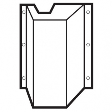 Don Jo 83-630 Vertical Rod Latch Protector