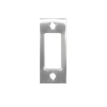 Don-Jo Standard Deadbolt Strike, Stainless, 2 3/4 x 1 1/8