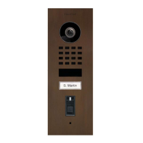 Doorbird D1101FV-F 10BE Video Fingerprint Sngl Button Brnz