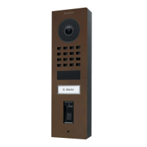 Doorbird D1101FV-S 10BE Video Fingerprint Sngl Button Brnz