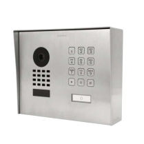 Doorbird D1101KHM-F US26 Video Hrzntl Keypad Sngl Sqr Chrm